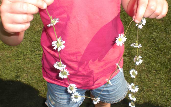 a daisy chain, childhood at its best